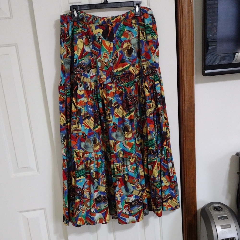 Authentic New Mexico Broomstick Skirt